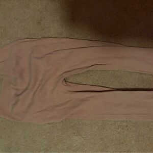 Pink Ribbed Leggings